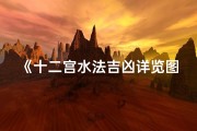 《十二宫水法吉凶详览图解》