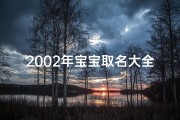 2002年宝宝取名大全,2002年虎宝宝命格：运势揭秘与人生指南