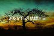 2025年5月结婚吉日、2025年五月吉日查询指南：宜嫁娶宜出行
