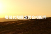属鼠女和属龙男会相配吗