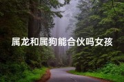属龙和属狗能合伙吗女孩(属龙属狗能合伙吗？运势揭秘)