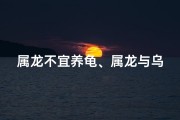 属龙不宜养龟、属龙与乌龟：揭秘养龟禁忌之谜