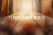 11月22日是不是吉日