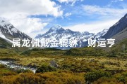 属龙佩戴金貔貅：财运亨通的秘密？