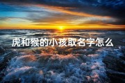 虎和猴的小孩取名字怎么取、《虎猴灵童：寓意吉祥的儿童名字精选》