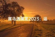 属马遇属龙2023：运势大揭秘