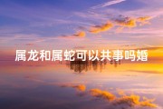 属龙和属蛇可以共事吗婚姻_属龙和属蛇能共事业吗