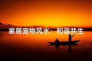 家居宠物风水：和谐共生的秘密之道