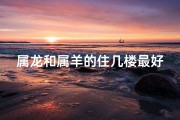 属龙和属羊的住几楼最好