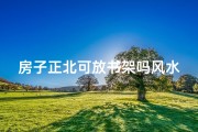 房子正北可放书架吗风水,书房在北面