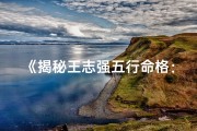 《揭秘王志强五行命格：命运密码大公开》