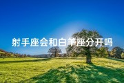 射手座会和白羊座分开吗,射手座与白羊情路坎坷：分手在即？