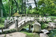 《八字命理揭秘：全方位解析人生运势大全》