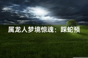 属龙人梦境惊魂：踩蛇预兆何意？