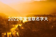 2022年宝宝取名字大全免费_《2025宝宝起名大全：免费取名，创意无限》
