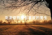 测测你有没有喜欢的男生、测测你的暗恋吉凶：爱情运势揭秘