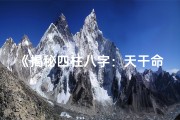 《揭秘四柱八字：天干命理的智慧之门》