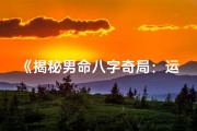 《揭秘男命八字奇局：运势起伏之谜》