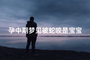 孕中期梦见被蛇咬是宝宝托梦(孕中期梦见被蛇咬是宝宝托梦嘛)