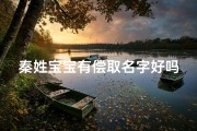 秦姓宝宝有偿取名字好吗,秦姓宝宝有偿取名字好吗女孩