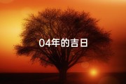 04年的吉日
