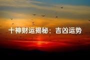 十神财运揭秘：吉凶运势一览无遗