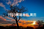 1985黄道吉日,黄历查询1985年日历表