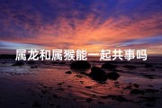 属龙和属猴能一起共事吗好吗-属龙属猴能携手共进？职场合作揭秘