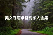 美女寺庙求签视频大全集;寺庙里求签