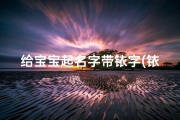 给宝宝起名字带铱字(铱字取名寓意)