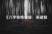 《八字命格揭秘：杀破狼格的神秘力量》