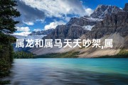 属龙和属马天天吵架,属龙和属马天天吵架好不好