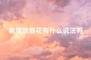 家里放假花有什么说法吗,家人放假摆花影响风水？揭秘家居绿植风水禁忌