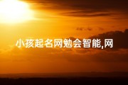 小孩起名网勉会智能,网上小孩取名