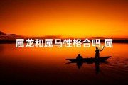 属龙和属马性格合吗,属龙属马：性格互补的婚姻佳话