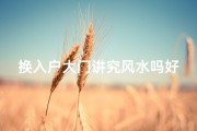 换入户大门讲究风水吗好吗视频-换入户大门风水讲究多，家居运势大不同