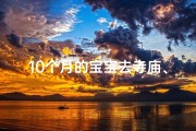 10个月的宝宝去寺庙、十个月宝宝可以去扫墓吗