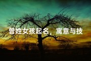 曾姓女孩起名，寓意与技巧解析
