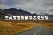 玉虎宝宝男孩取名绽放璀璨之美