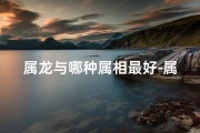 属龙与哪种属相最好-属龙最配哪种属相？揭秘最佳搭配