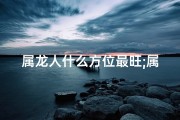 属龙人什么方位最旺;属龙人最旺方位揭秘：方位决定运势大不同