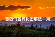 吉凶悔吝转化图解法：揭秘命运转折之道