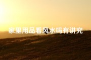 家里用品看风水吗有讲究吗_家居风水：用品摆放有讲究，布局宜忌揭秘