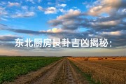 东北厨房艮卦吉凶揭秘：家居风水大揭秘