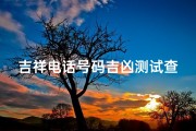 吉祥电话号码吉凶测试查询_《电话吉祥号测吉凶：揭秘号码背后的运势秘密》