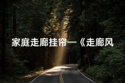 家庭走廊挂帘—《走廊风水帘，家居运势提升秘籍》