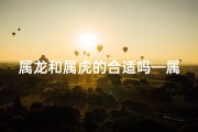 属龙和属虎的合适吗—属龙和属虎的合不合适