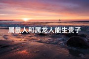 属鼠人和属龙人能生贵子吗;属鼠属龙能生贵子吗？命运揭秘