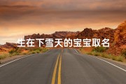 生在下雪天的宝宝取名
