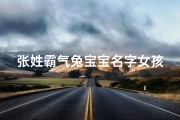张姓霸气兔宝宝名字女孩